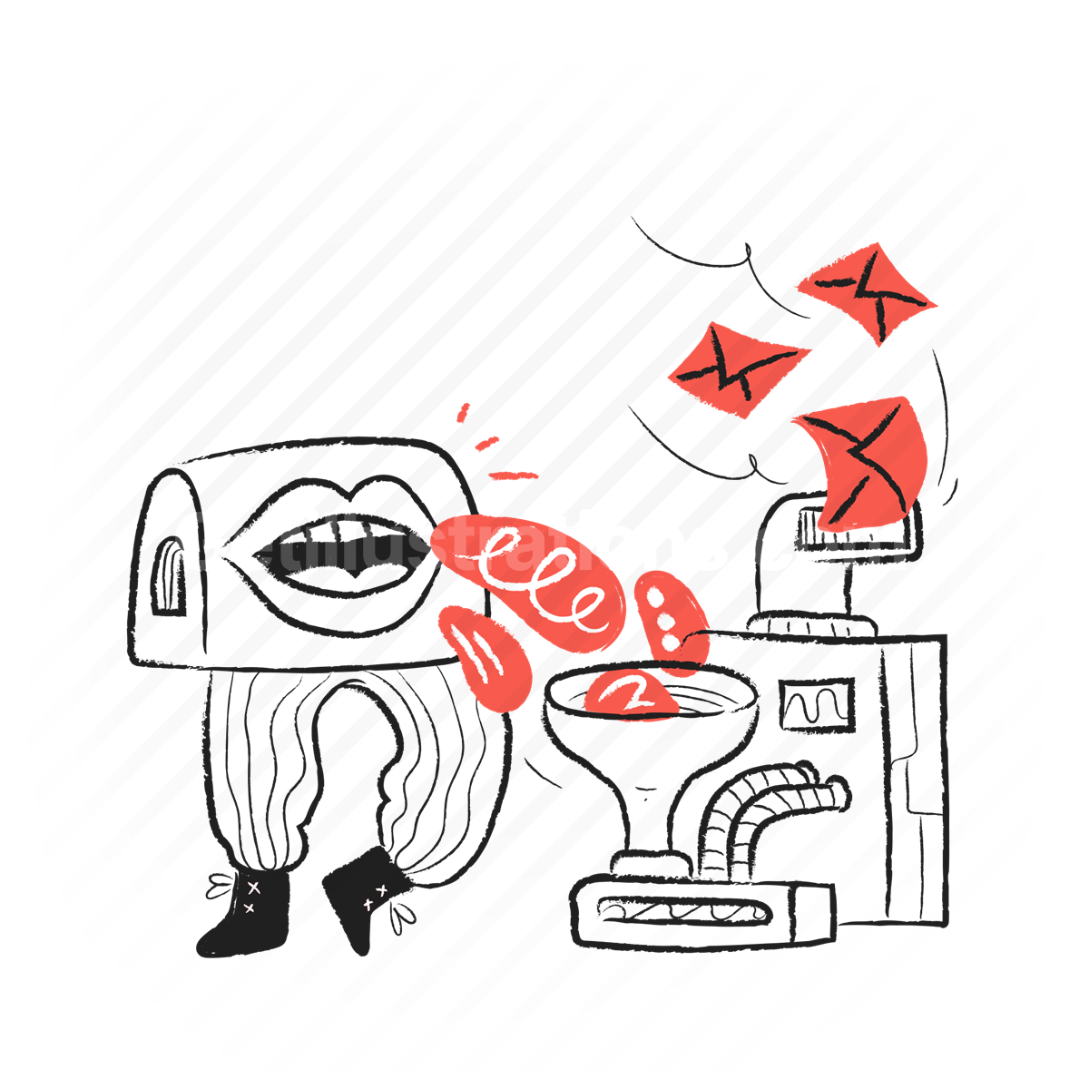 Communication illustration preview image